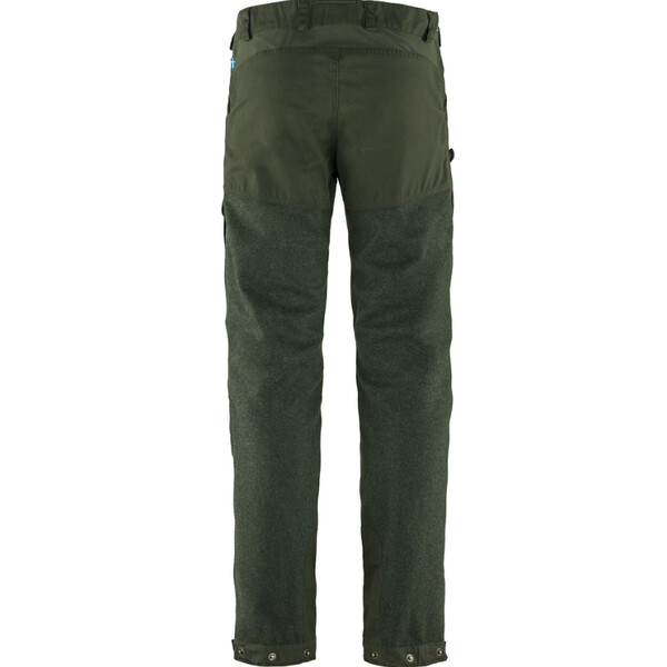 Fjällräven Pantaloni di lana Värmland M, 662 Deep Forest, taglia 48