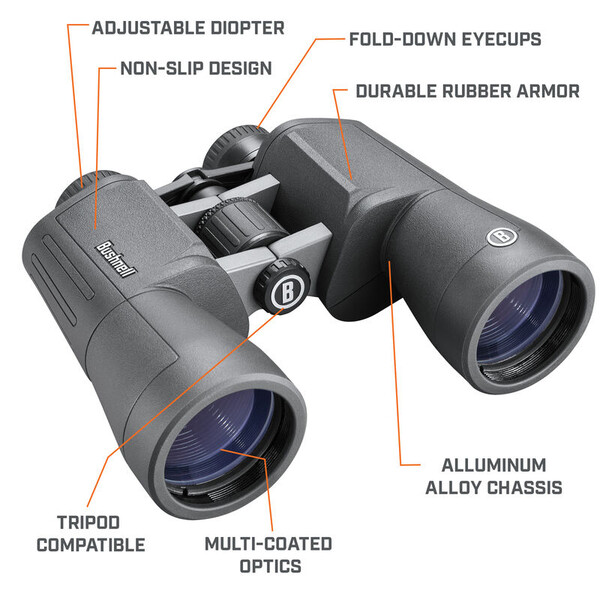 Bushnell Binocolo Powerview 2.0 20x50 Aluminum, MC