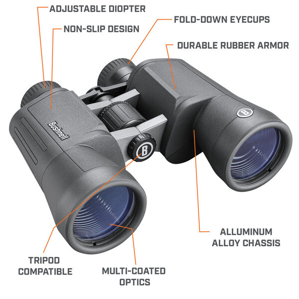 Bushnell Binocolo Powerview 2.0 10x50 Aluminum, MC