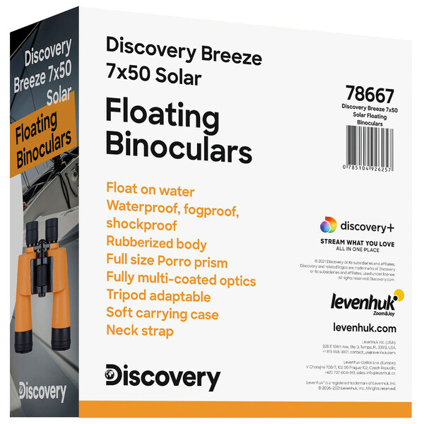 Discovery Binocolo 7x50 Breeze Solar Floating