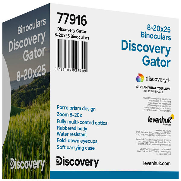 Discovery Zoom Binocoli Gator 8-20x25