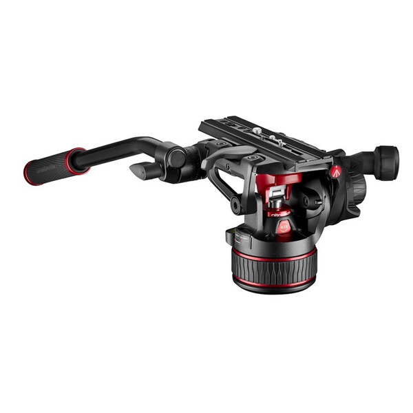 Manfrotto Treppiede- testa a sfera Nitrotech 612 Fluid-Videokopf