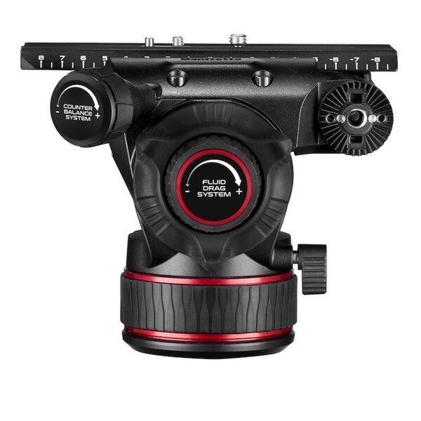 Manfrotto Treppiede- testa a sfera Nitrotech 612 Fluid-Videokopf