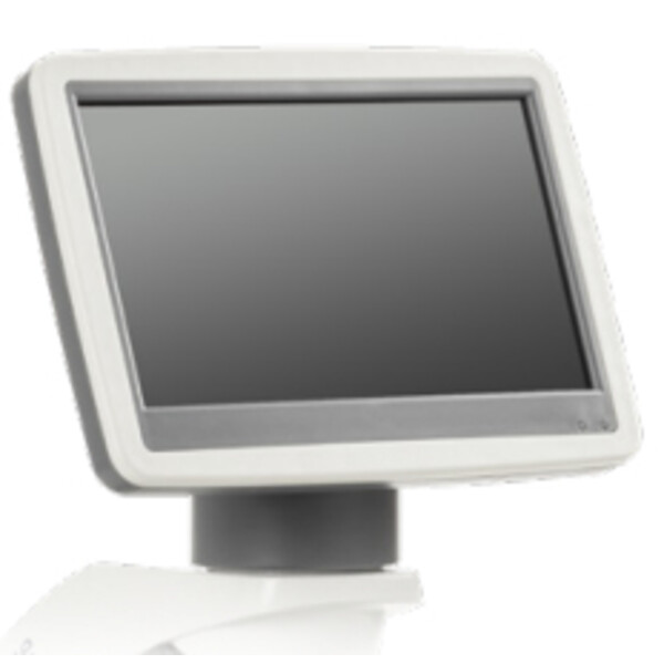 Euromex Microscopio BioBlue, BB.4200-LCD, schermo LCD da 7 pollici, obiettivi SMP 4/10/S40x, DIN, 40x - 400x, 10x/18, LED, 1W, semplice tavolino portaoggetti