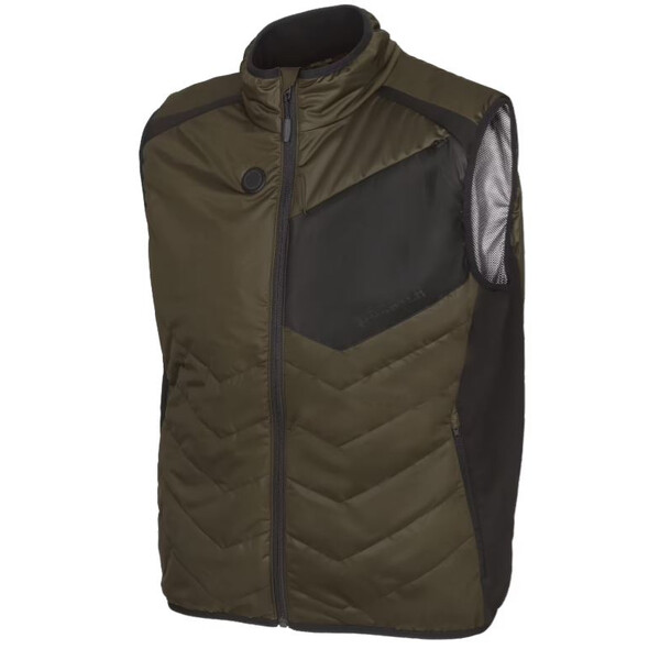 Härkila Gilet riscaldante, verde salice/nero, taglia XS