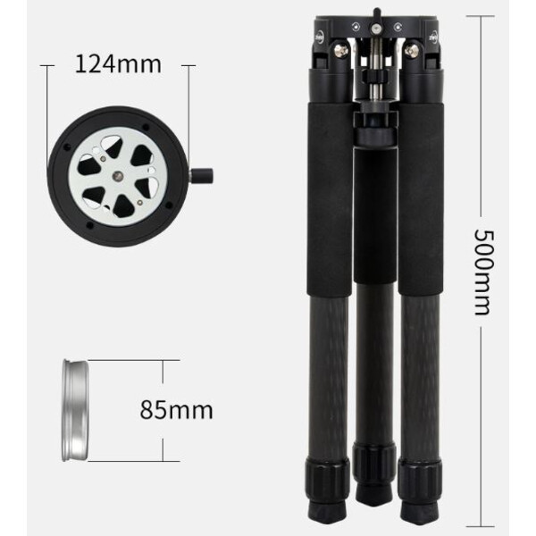 ZWO Montatura AM3 Harmonic Equatorial Mount + Carbon Tripod