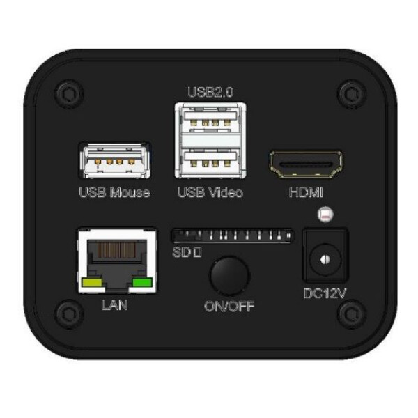 Optika Fotocamera C-HUB4K, colore, CMOS, 1/1,8 pollici, 2,0x2,0 µm, 30 fps, 4K/USB/HDMI, 8 Mp