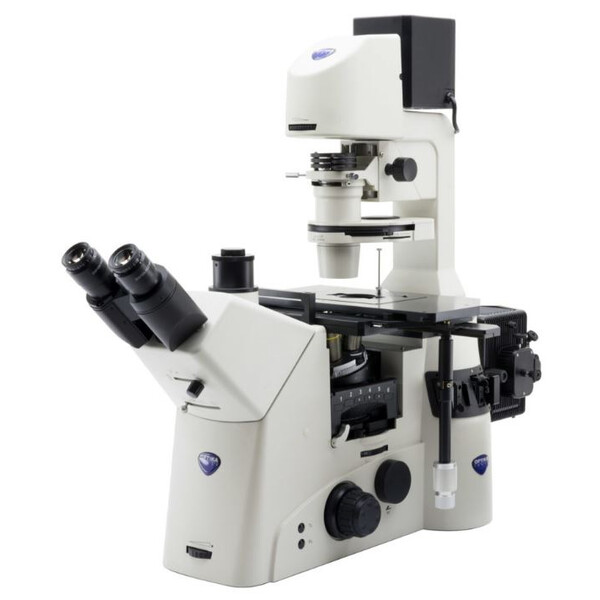 Optika Microscopio invertito IM-7, trino, invers, 10x25mm, LED 10W,  w.o. objectives