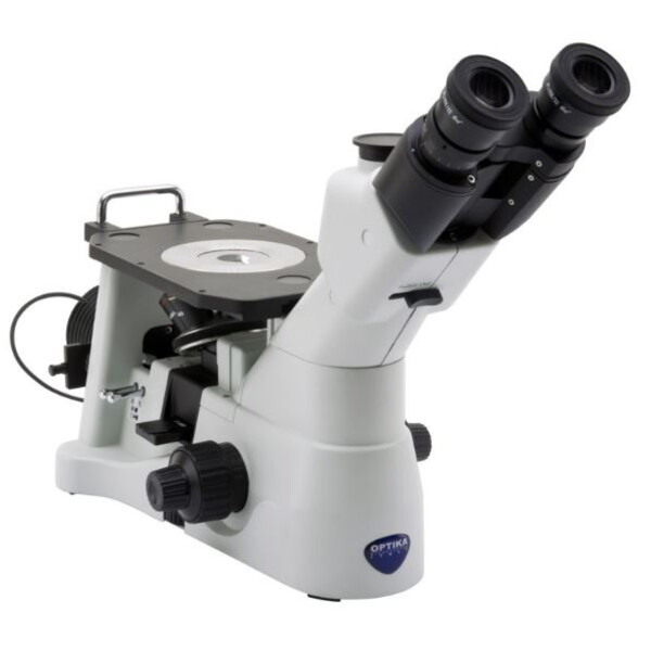Optika Microscopio invertito IM-3METLD, trino, inverso, 10x22mm, LED 18W,