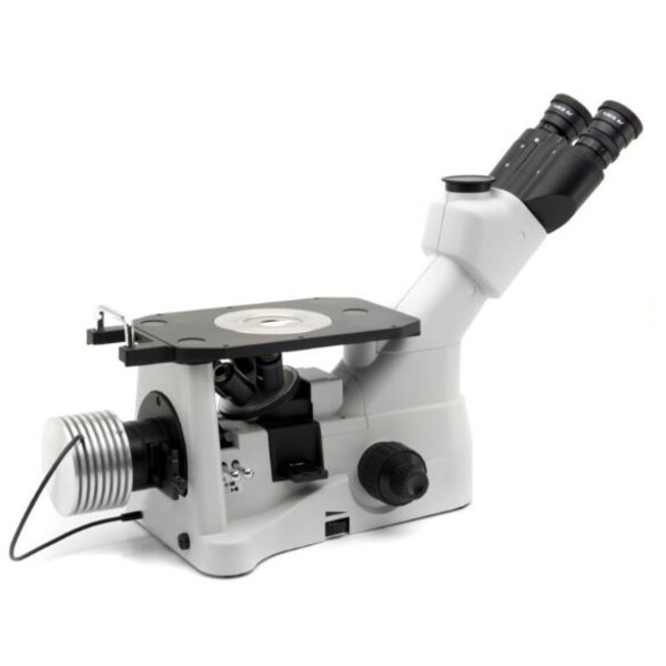 Microscope inversé Optika IM-3METLD, trino, invers, 10x22mm, LED 18W,