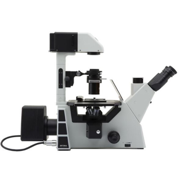 Optika Microscopio invertito IM-3METLD, trino, inverso, 10x22mm, LED 18W,