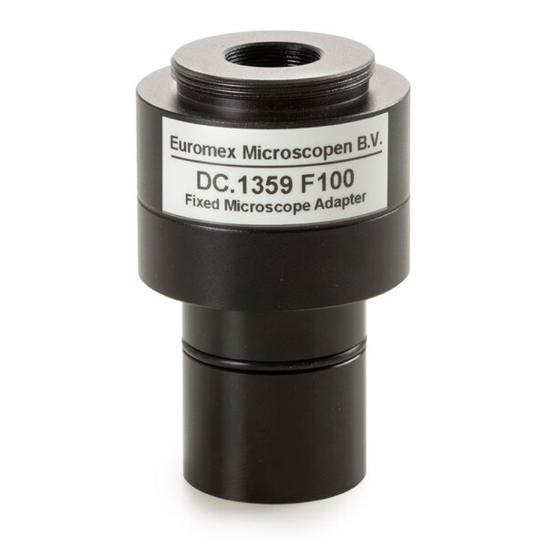 Euromex Adattore Fotocamera DC.1359  1x Obiettivo, C-Mount,  per fotocamere da 1 pollice, stelo corto