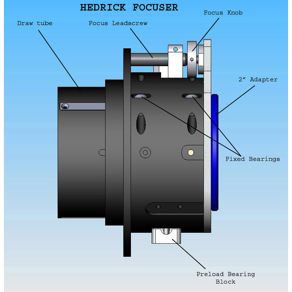 PlaneWave Focheggiatore Hedrick 3,5" CDK 14/17/20/24