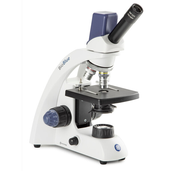 Euromex Microscopio Mikroskop BioBlue, BB.4205, digital, mono, DIN, 40x - 400x, 10x/18, LED, 1W