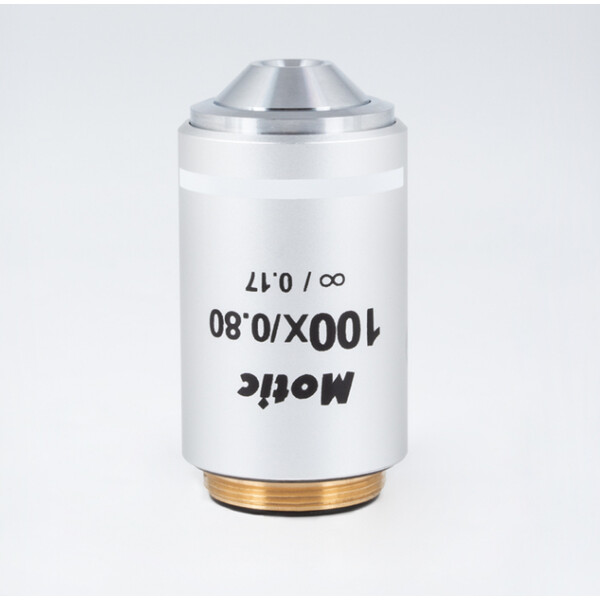 Motic Obiettivo CCIS Planare acromatico UC PL 100x/0.8, S-Dry (wd=1.7mm)