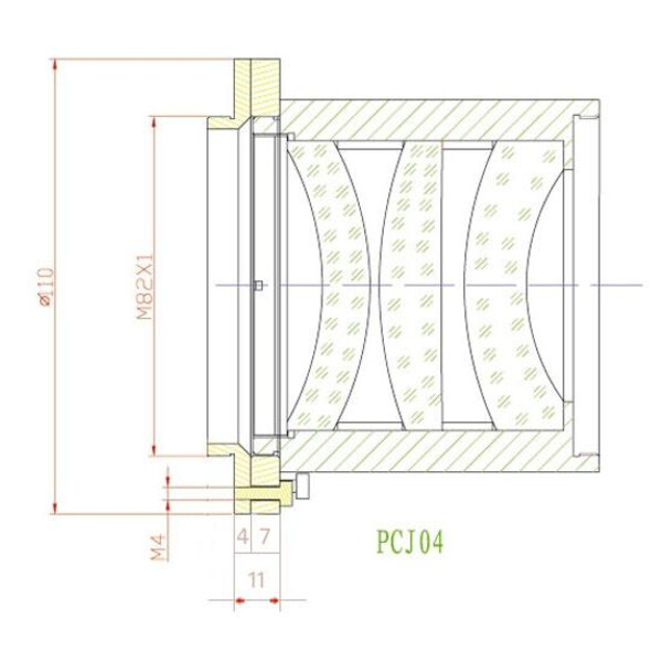 APM Riccardi Apo-Reducer Adjustment flange M82