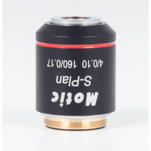 Motic Obiettivo Obiettivo S-Plan SP4X/0.10 (AA=17,9 mm)