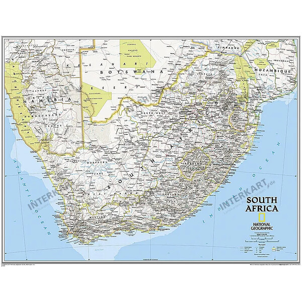 National Geographic Mappa Sudafrica (77 x 66 cm)