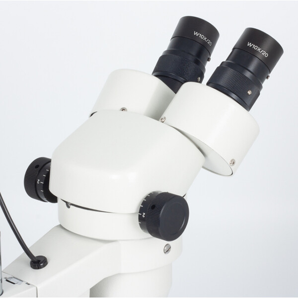 Motic Microscopio stereo zoom SMZ140-N2LED, bino, 10x/20, Al/Dl, 3W LED