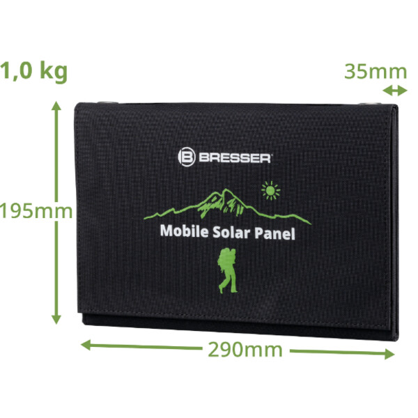 Bresser Caricabatterie solare mobile 21 Watt