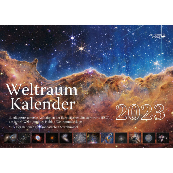 Astronomie-Verlag Calendario Weltraum-Kalender 2023