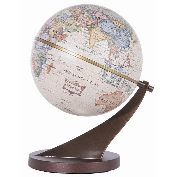 Stellanova Mini Globo Mappamondo ruotabile su due assi 881134, design antico