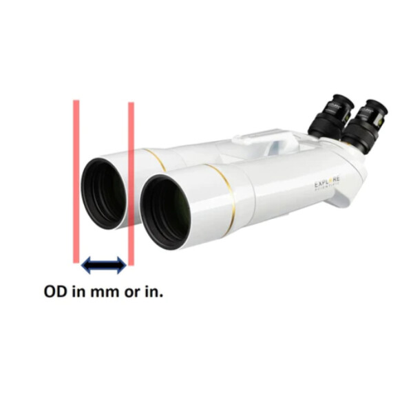 Astrozap Filtro Filtri solari binoculari - Glass Solar Filters 124-130 mm