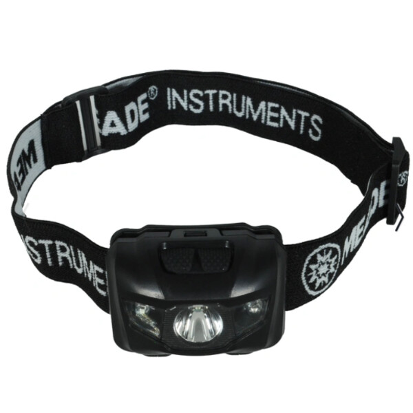 Meade Lampada frontale a LED (bianco e rosso)