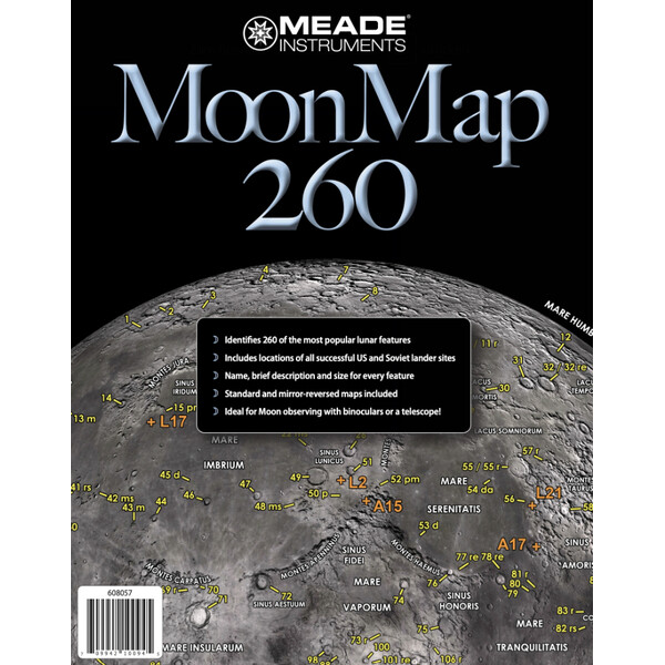 Meade Atlante Moon Map 260