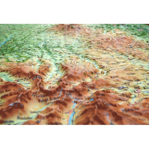 3Dmap Mappa Regionale Le Parc Naturel Régional des Volcans d'Auvergne