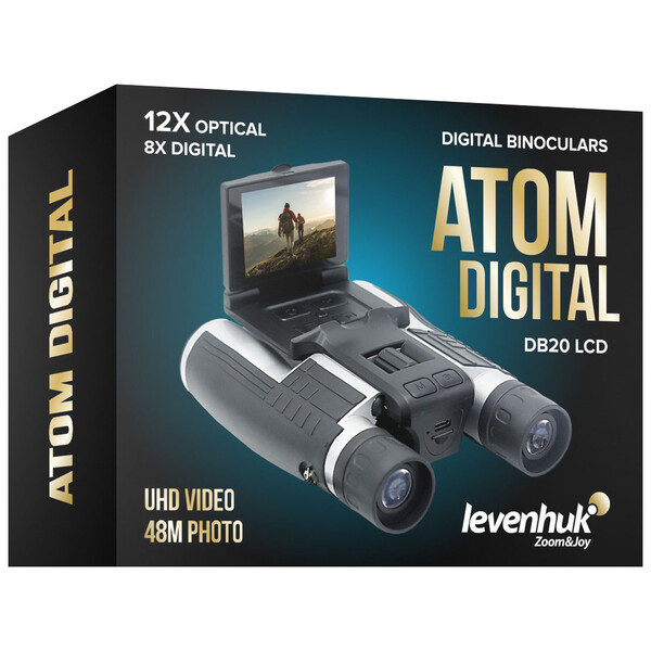 Levenhuk Binocolo 12x32 Atom Digital DB20 LCD