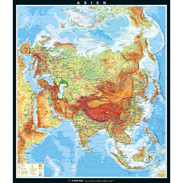 PONS Carta continentale Asien physisch (196 x 228 cm)