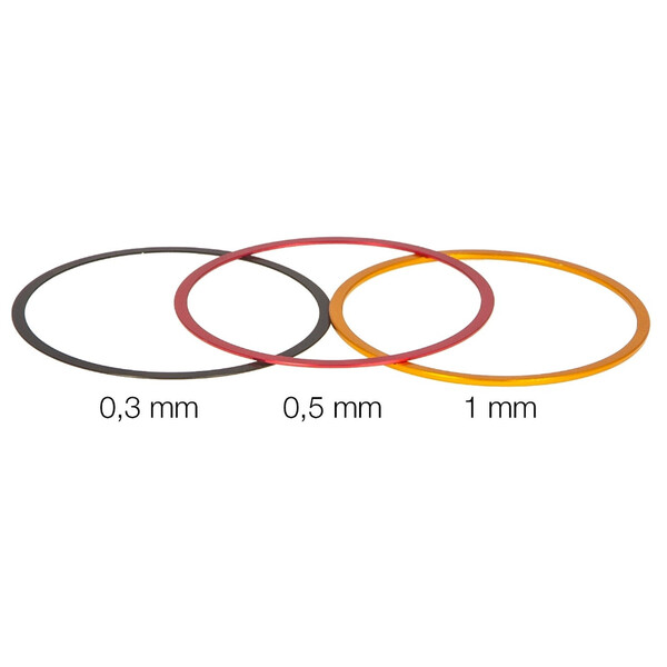 Baader Prolunga Anelli di sintonia fine T2 0,3 / 0,5 / 1 mm