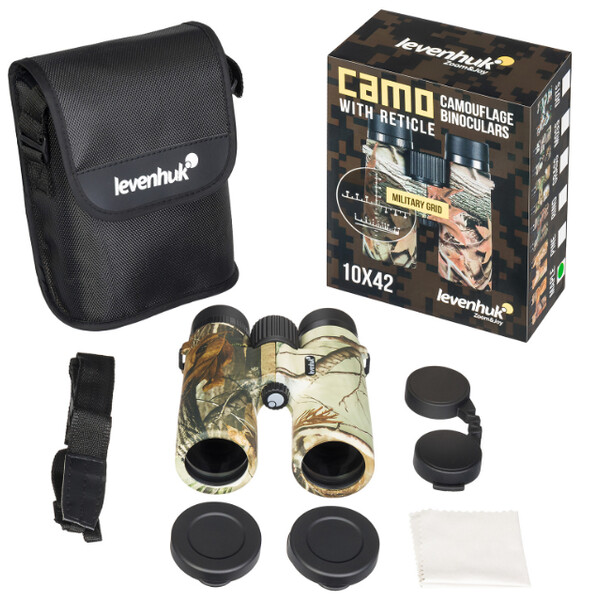 Levenhuk Binocolo 10x42 Camo Maple