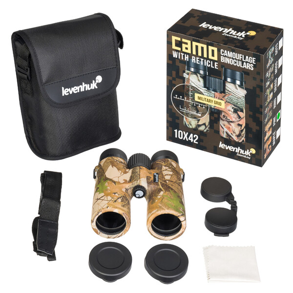 Levenhuk Binocolo 10x42 Camo Pine