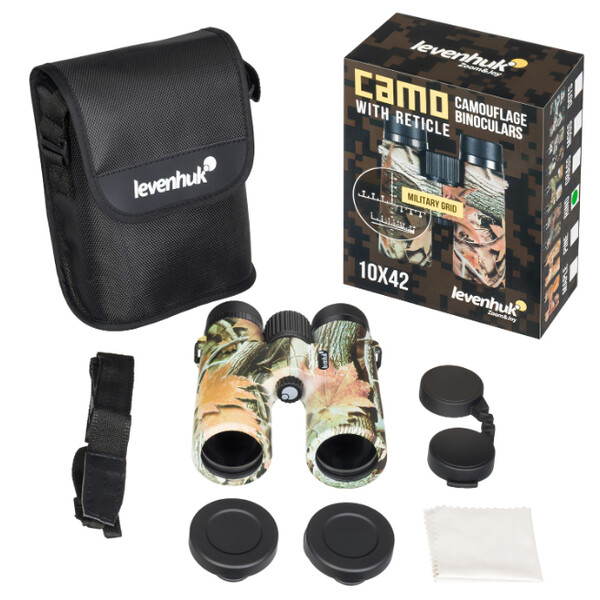 Levenhuk Binocolo 10x42 Camo Rind