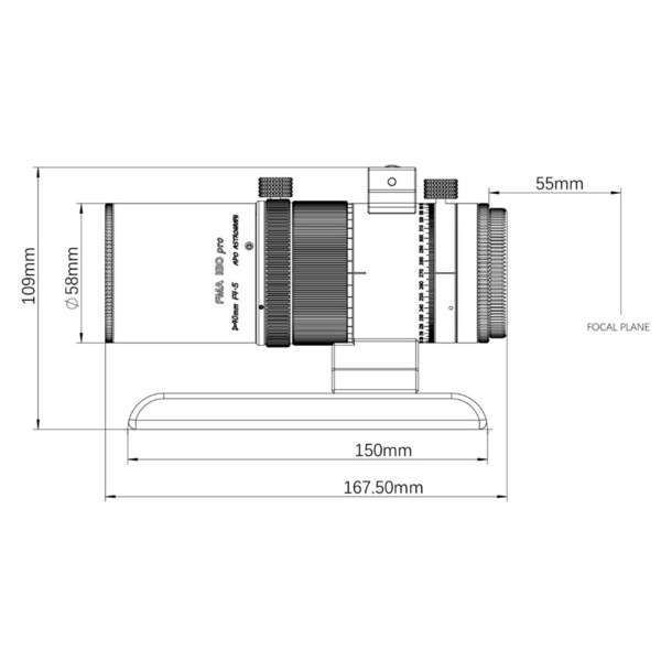 Askar Rifrattore Apocromatico AP 40/180 FMA180PRO OTA