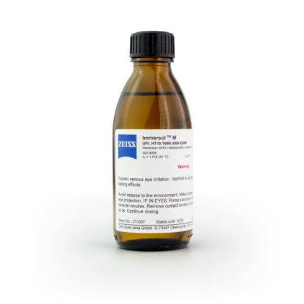 ZEISS Olio per immersione Immersol M, flacone da 100 ml