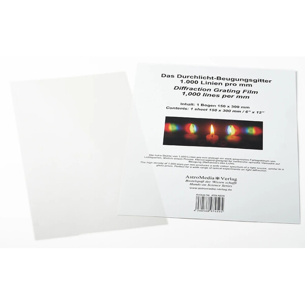 AstroMedia Kit Griglia di diffrazione della luce trasmessa