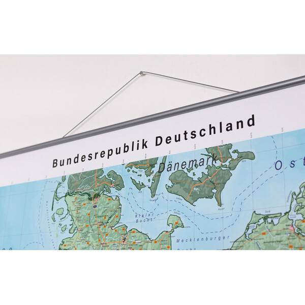 GeoMetro Mappa Deutschland physisch (100 x 140 cm)
