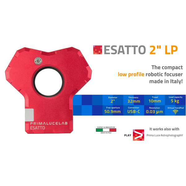 PrimaLuceLab ESATTO 2" Low Profile Focuser