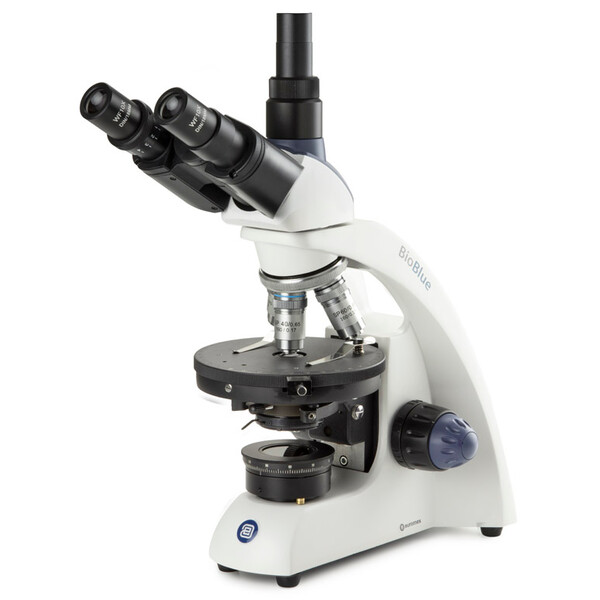 Euromex Microscopio BioBlue, BB.4243-P-HLED, trino, polarizzazione, DIN, 40x-600x, 10x/18, LED, 1W