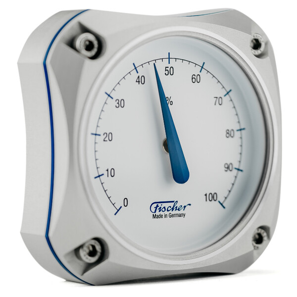 Fischer Stazione meteo Cockpit Igrometro Silver Edition