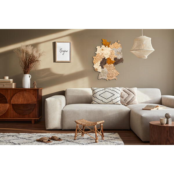 Abraham Wood Decor Mappa Puzzle della Germania di legno (60 x 80 cm)