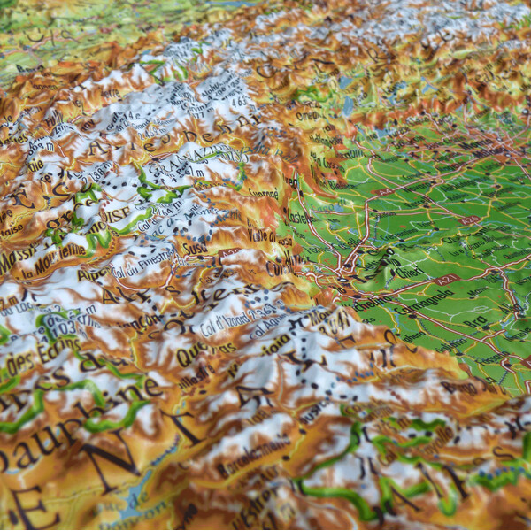 3Dmap Mappa Regionale Massif de L'Arc Alpin