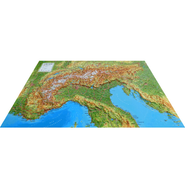 3Dmap Mappa Regionale Massif de L'Arc Alpin