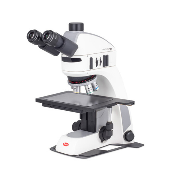 Motic Microscopio Panthera TEC MAT BF trino; infinity, plan, 50x-500x, 10x/22mm; Al, LED, 3W
