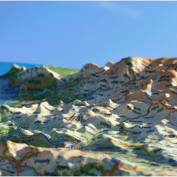 3Dmap Mappa Regionale Occitanie - Sud Ouest