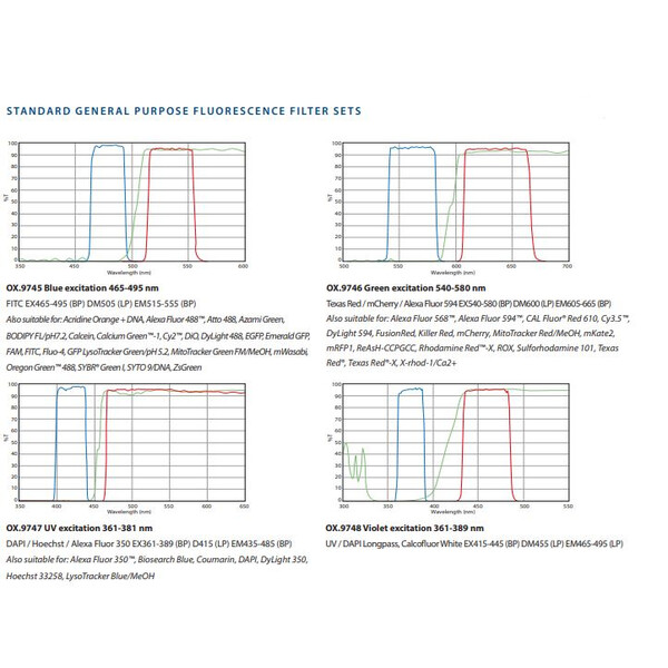Euromex Microscopio invertito OX.2453-PLPHF, trino, Infinity, plan, 100x-400x, 10x/22, Dl, LED, 5W