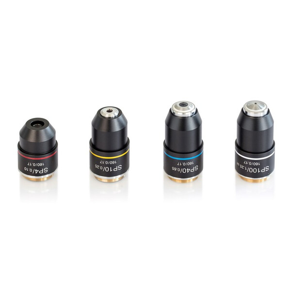 Kern Obiettivo, OBB-A1565, e-plan, achro, 100x/1,25, olio, w.d. 0,07 mm, a molla, antimicotico